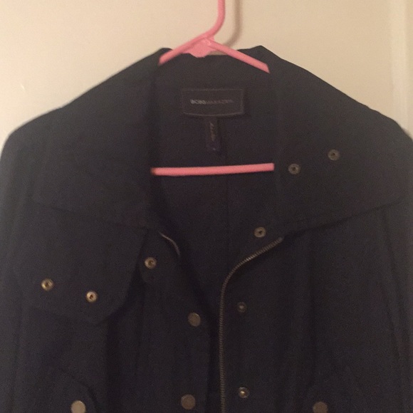 BCBG Maxazria black motorcycle jacket size medium - Picture 7 of 11